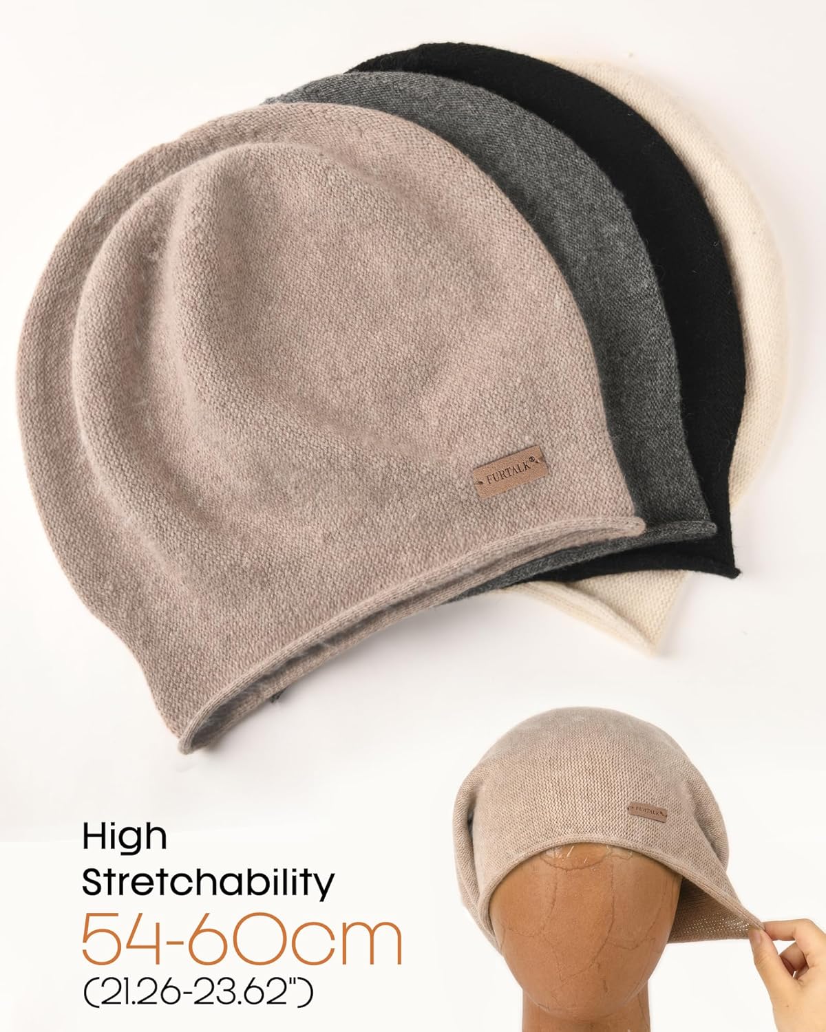 FURTALK Slouchy Beanies for Women Winter Hats Soft Warm Beanie Hat Ladies Knitting Skull Beanies OEKO-TEX STANDARD 100 - Image 5