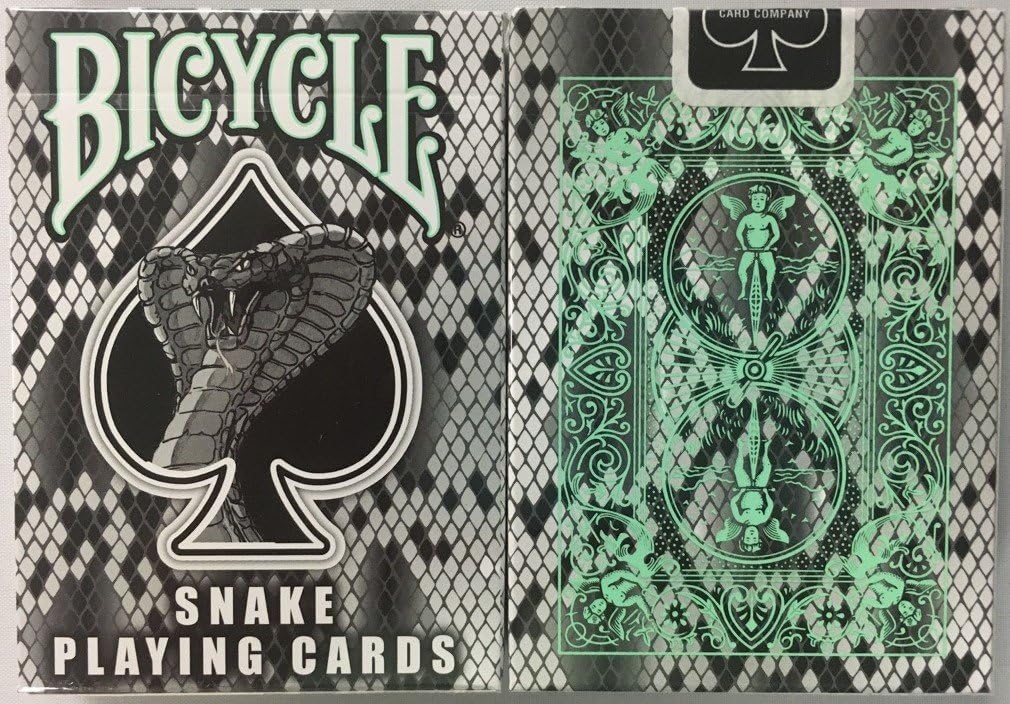 Bicycle Snake Deck Playing Cards - Cobra Snake Skin Back Design