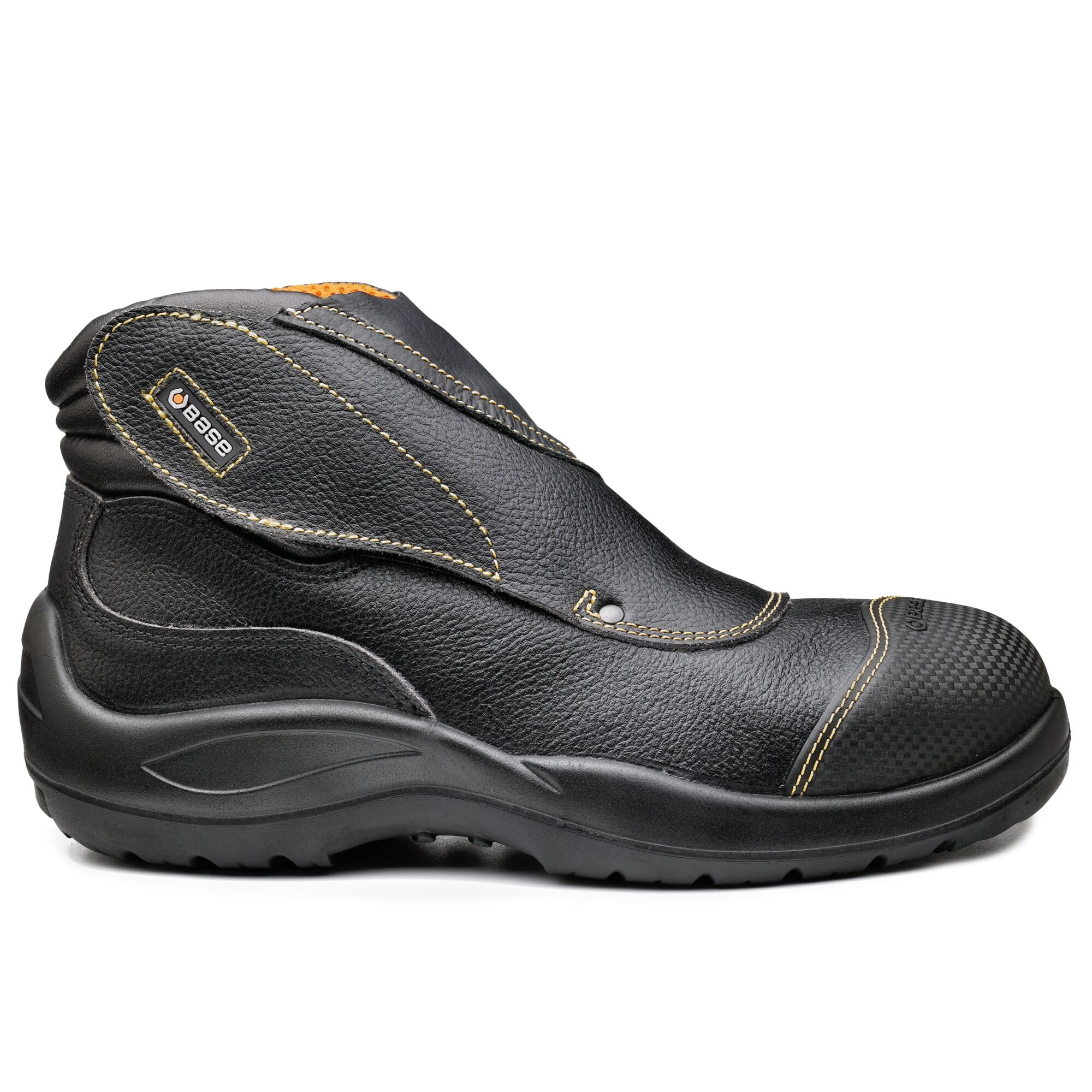 Base Men's Black Welder Special Ankle Shoes - Uk 9 | Eu 43