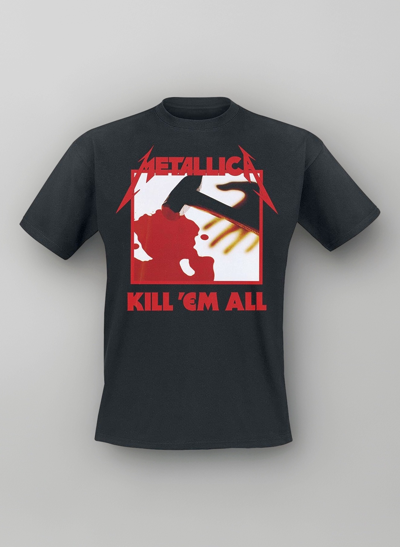 Amazon | METALLICA KILL EM ALL オフィシャルバンドTシャツ(黒) (S