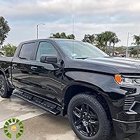 Vista 8 de AUTOSAVER88 - Estribos compatibles con 2007-2018 Chevy Silverado/GMC Sierra 1500 y 2007-2019 2500HD/3500HD de 2 filas y 4 puertas