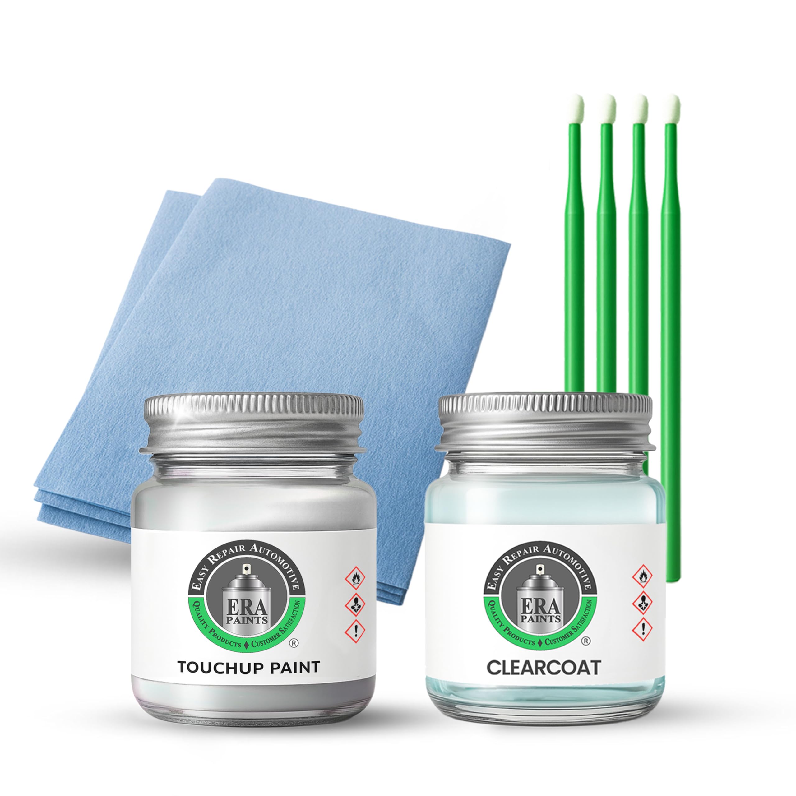 ERA Paints - L92U/X1/92T - Arctic Silver Metallic for PORSCHE Exact OEM Color Match Automotive Touch Up Paint for Cars - Scratch & Chip Repair for