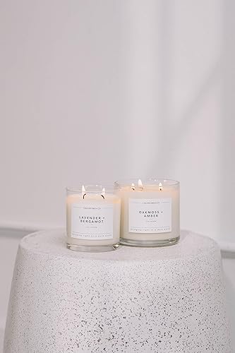 Miniatura 8 de Calyan Wax Co. Apples & Maple Bourbon - Vela perfumada de 3 mechas - 43 horas de combustión - Velas de soja de lujo de 3 mechas - Velas de cera de