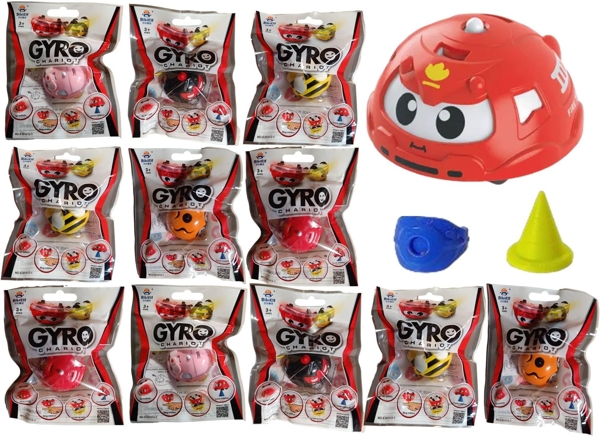 Birthday Popper Gyro Spinning Toy Cars Amazing Speed (Set of 12 Car Sets) Birthday Return Gifts for Kids of All Age Group