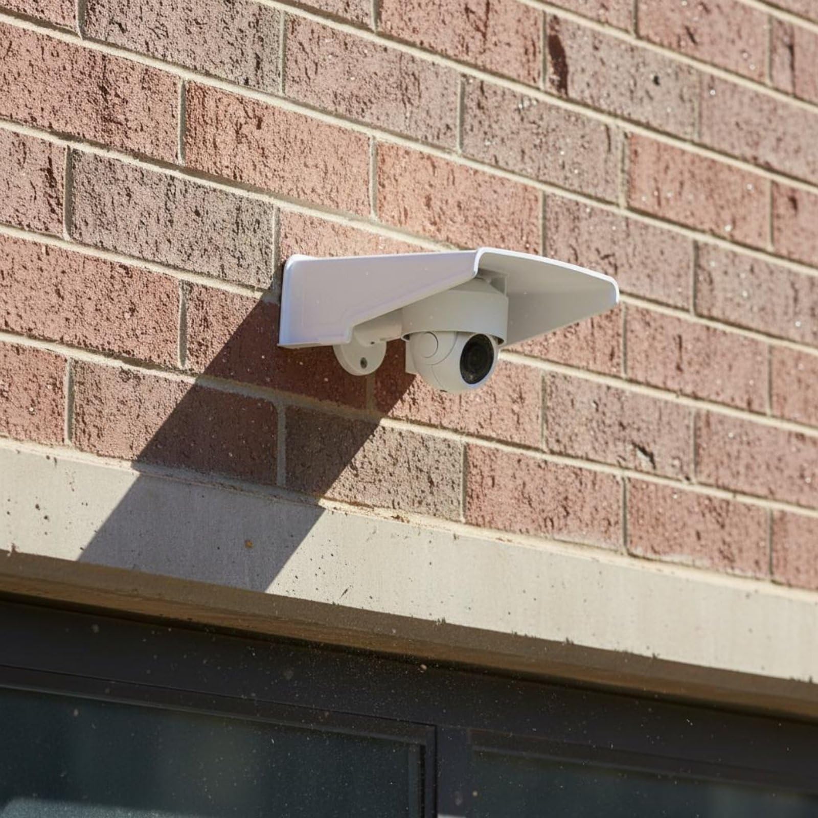 predolo Copertura Antipioggia Telecamera Esterna Antipolvere Tettuccio Protettivo per Telecamera Esterna Materiale Robusto Accessorio Videosorveglianza, Nero