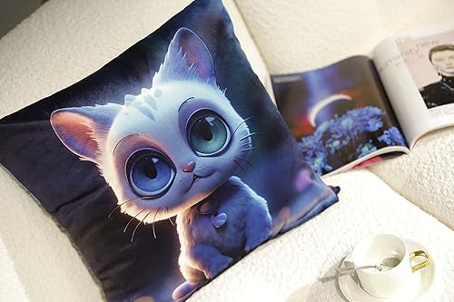 Miniatura 2 de Juego de 2 piezas, funda de almohada cuadrada de terciopelo a la moda y personalizada con cremallera oculta de 18 x 18 pulgadas, funda de cojín