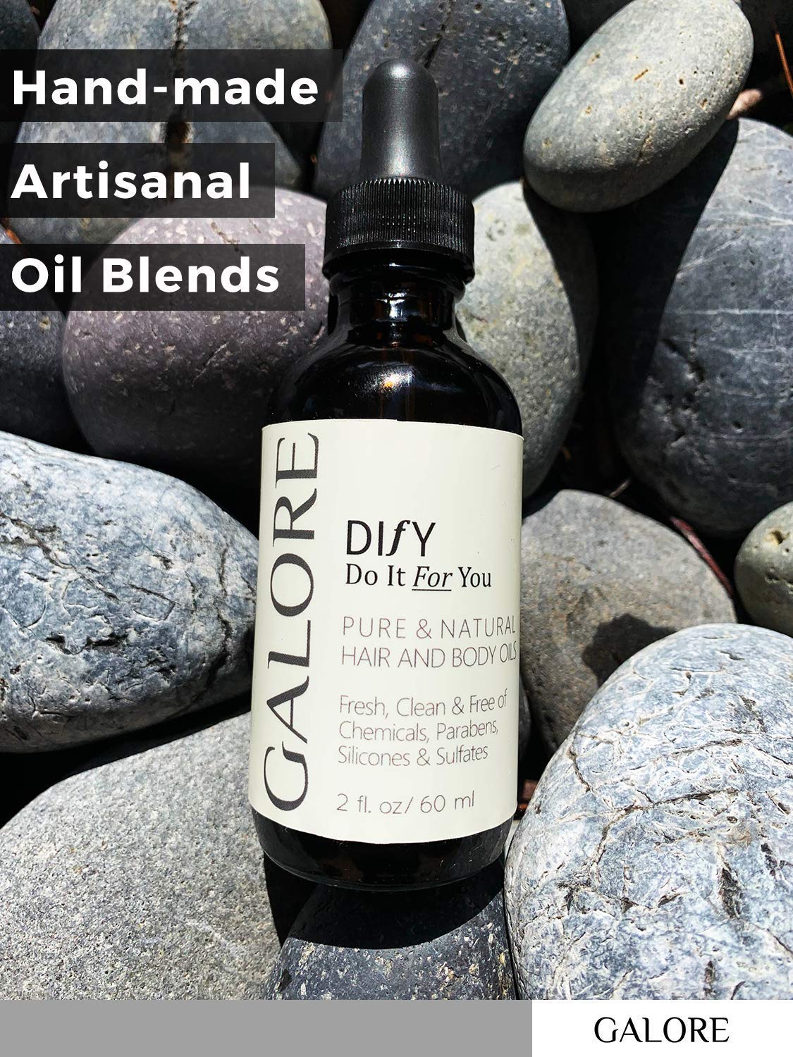 GALORE Acne Treatment Facial Serum - Pure Grapeseed Oil with Argan Oil, Vitamin E & Tea Tree Oil - Natural Acne Spot & Blemish Treatment for Sensitive Skin, 2 oz Naturals