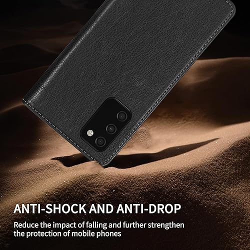 Miniatura 7 de Funda tipo cartera para Samsung Galaxy A03s con bloqueo RFID, soporte de ranura para tarjetas, funda protectora de cuero para Samsung Galaxy A03s