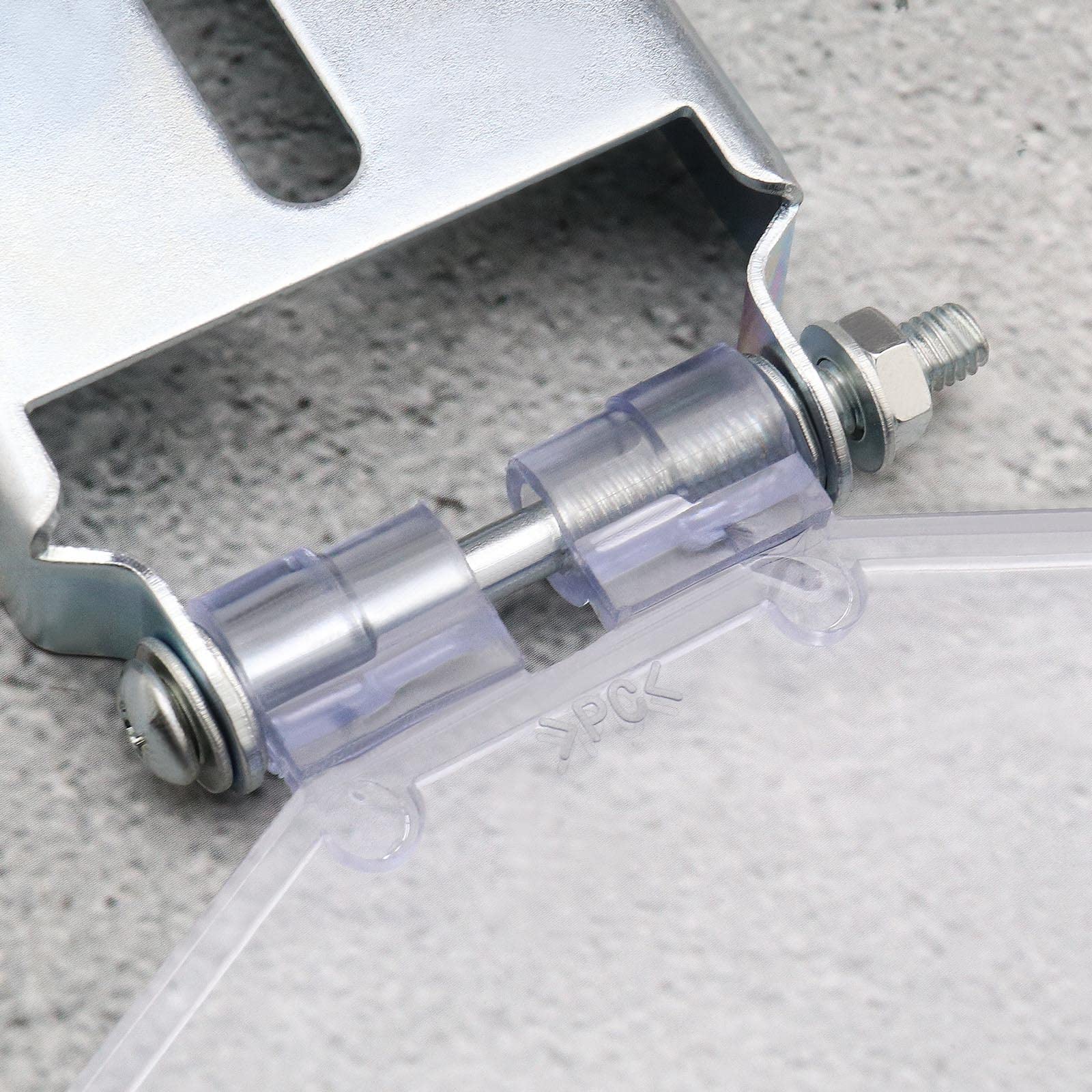 Lwuey Bouclier Pour Meuleuse D'établi, Protection Oculaire Visière Machine Fixation Banc Plastique Housse Roue Type Bonne Durabilité Broyeur Mécanicien 125 150 200 Et 250mm Remplacement Angle 2Pièces