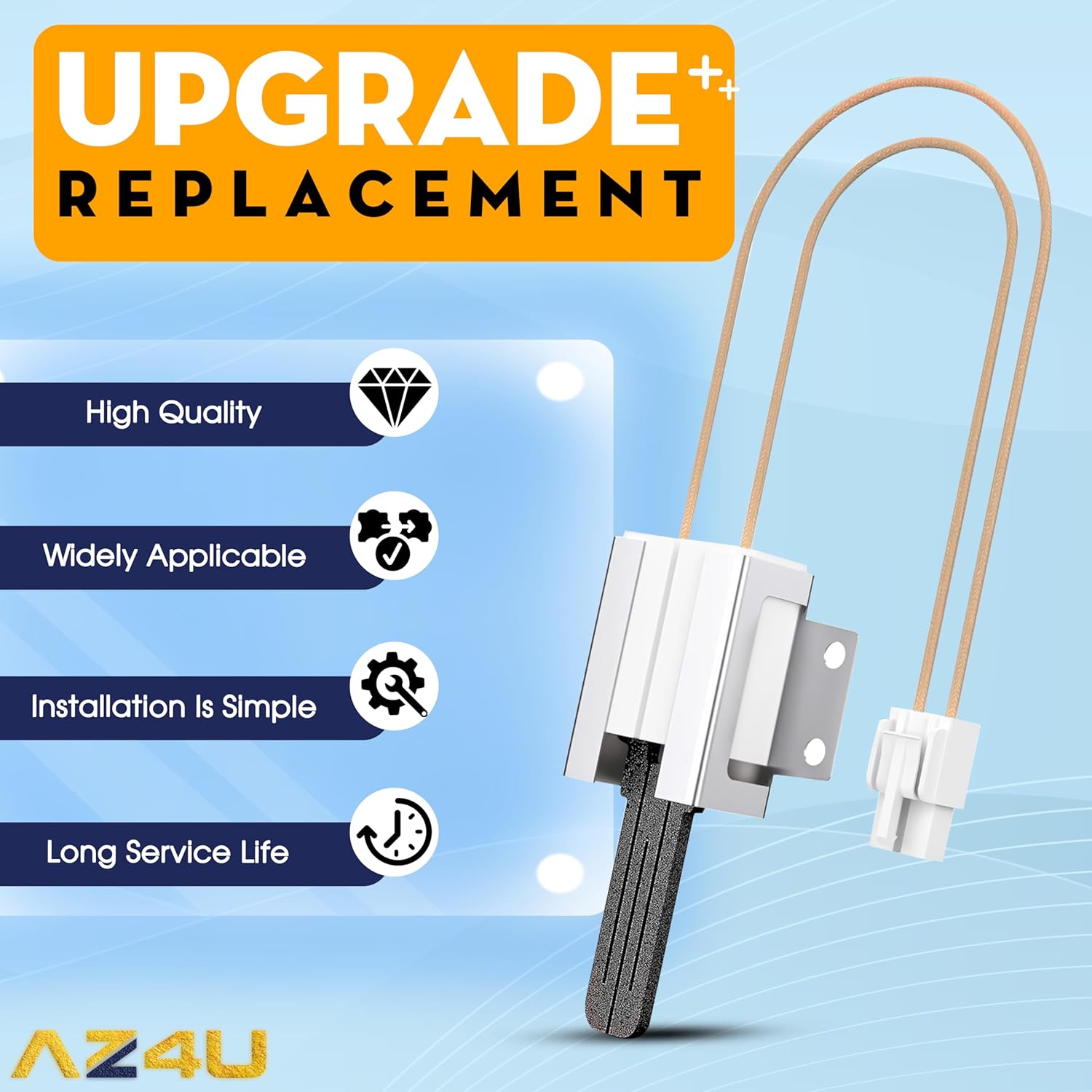 For MEE61841401 lg igniter, MEE61841403 MEE63084901 For lg oven igniter replacement Gas Range Oven (LRG, LSS, LDG, LSG, LTG) Replace PD00001851 1599783 MEE61841402 EAP3535362 AH3535362 EA3535362 Range