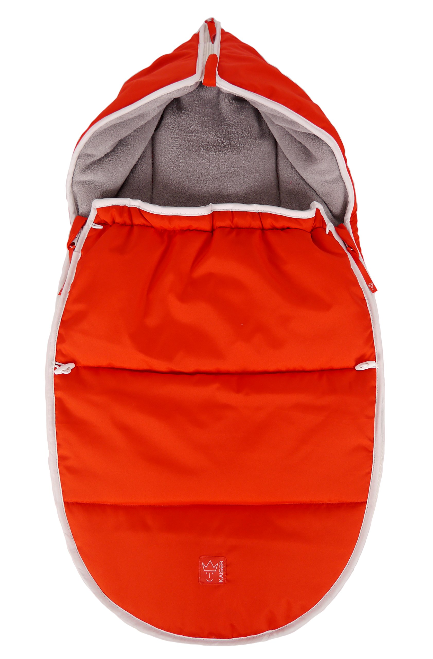 Kaiser sudadera con capucha de peluche bolsa para cochecitos (rojo, 6538533)