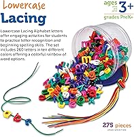 Vista 6 de Recursos para el aprendizaje letras con cordones minúsculas