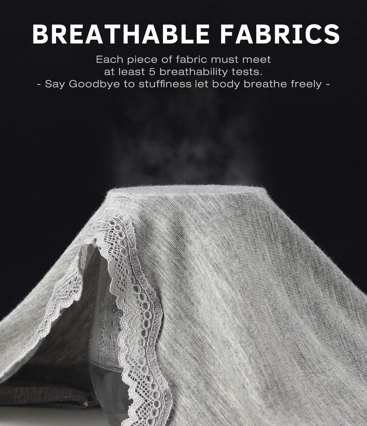 Vislivin Plain Camisole for Women Lace Tank Tops V Neck Adjustable Cami Sexy Undershirts 4 Pack - Image 5