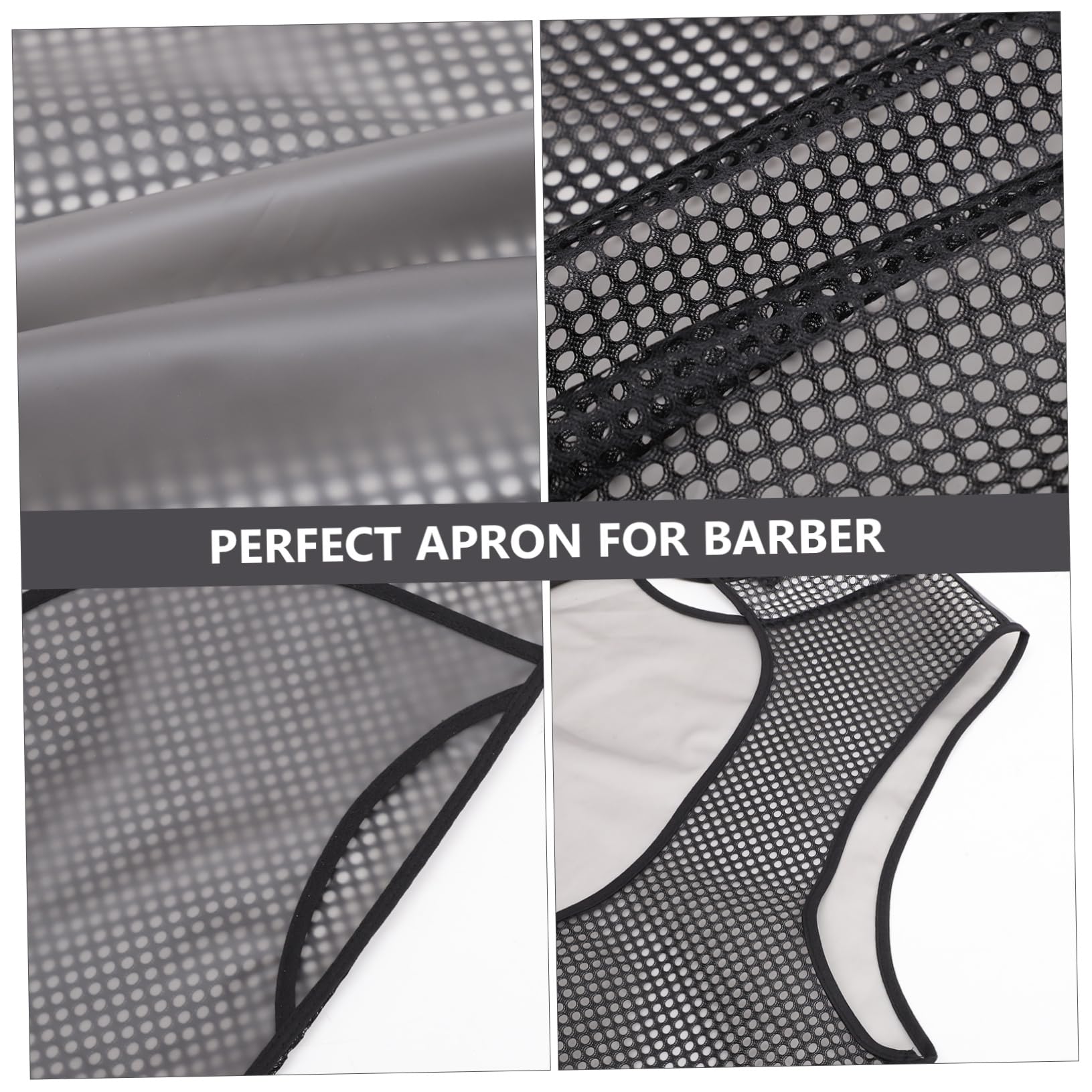 Garneck Waterproof Tpu Apron Aprons for Men Mens Overalls Aprons for Hair Stylist Barber Apron Salon Accessories for Hair Stylist Salon Hair Stylist Apron Adjustable Apron Hair Apron Black