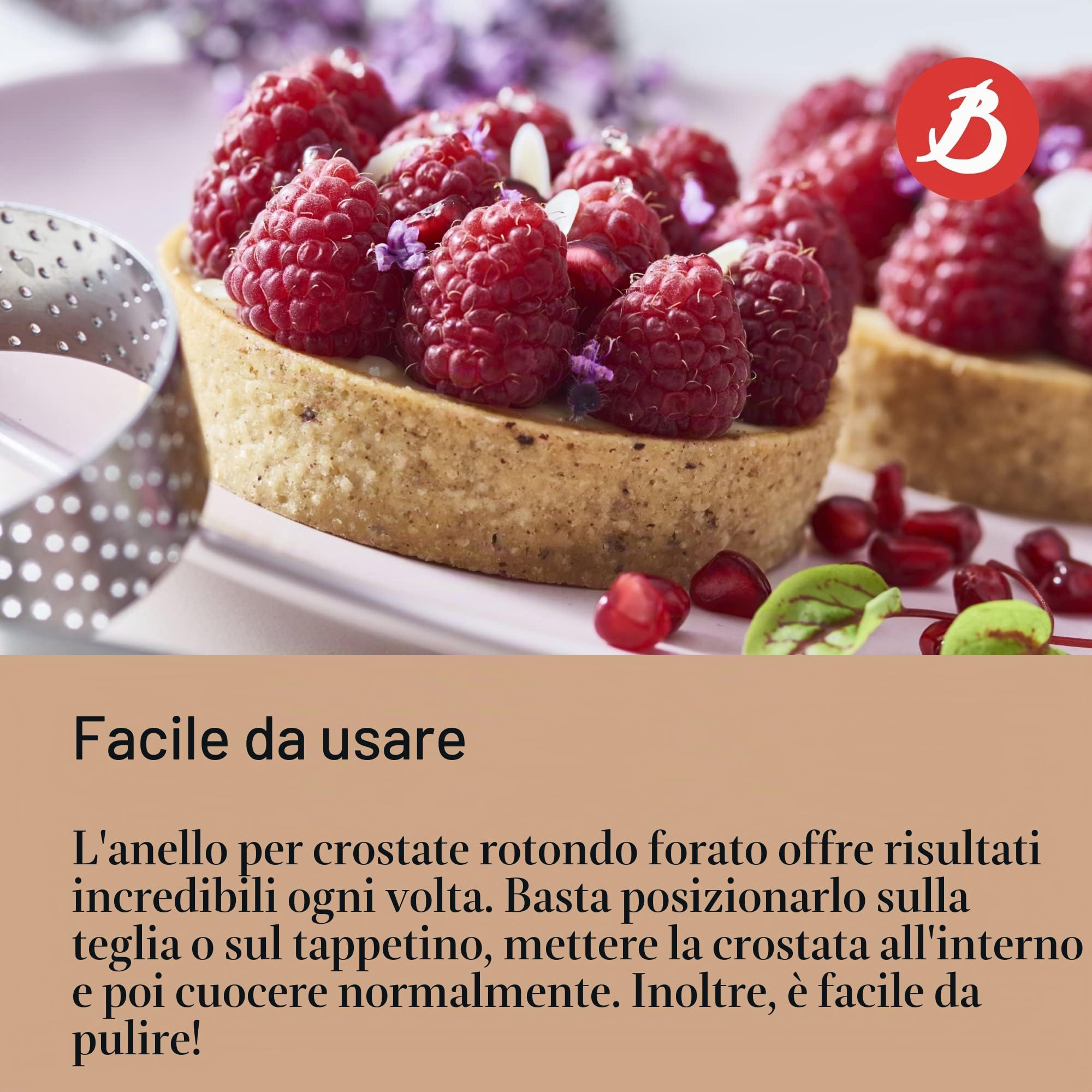 De Buyer Stampo per torte ad anello perforato, 3099.09
