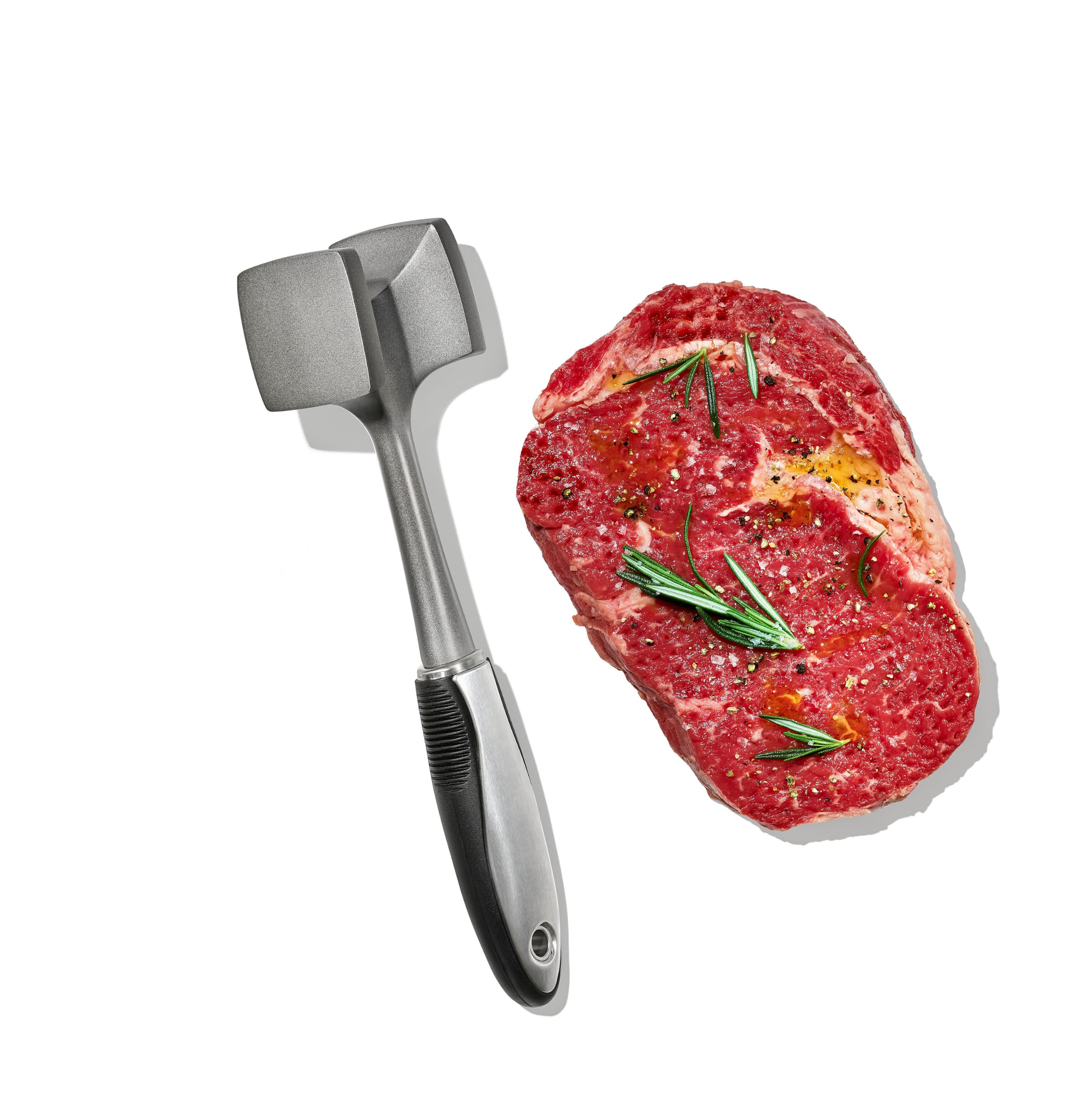 OXO Steel Meat Tenderizer - Tenderize Like a Pro -4