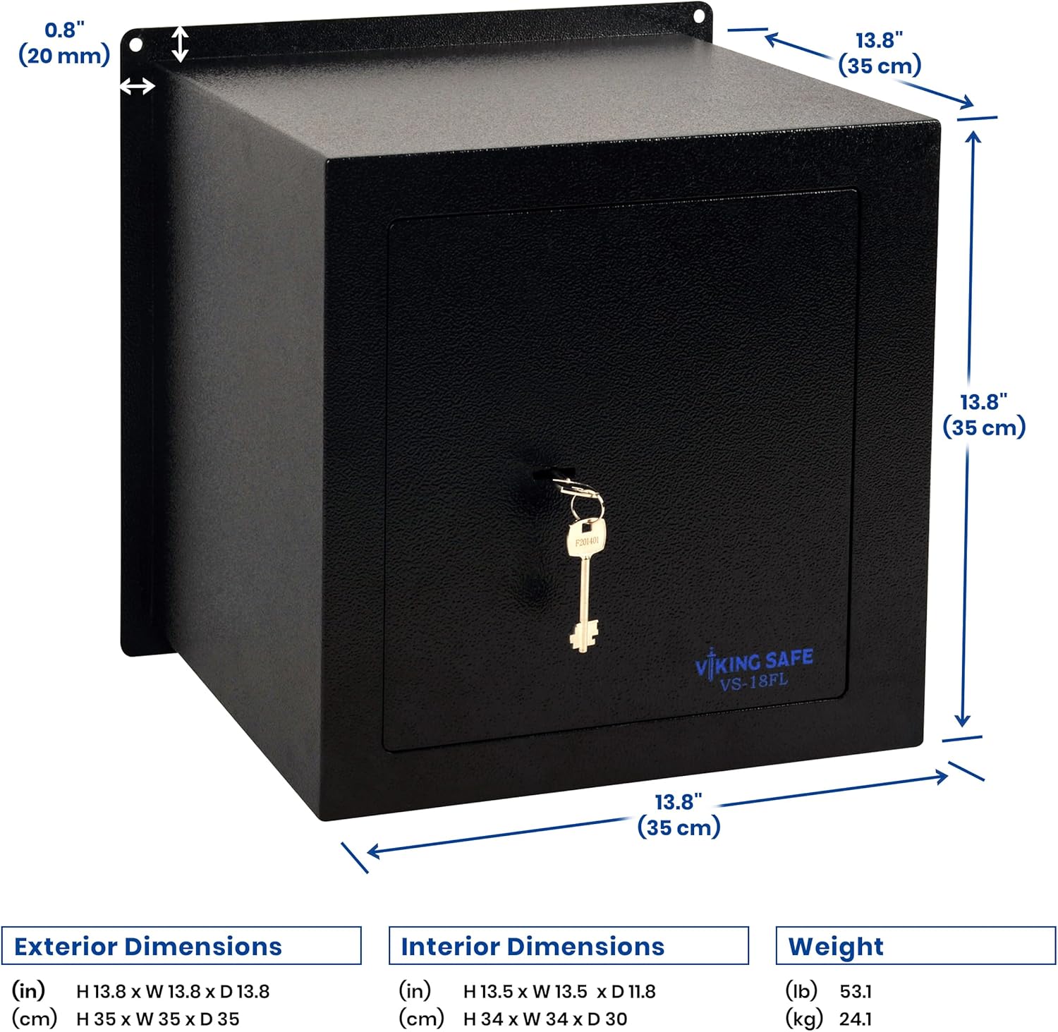 Viking Security Safe VS-18FL Large Mechanical Floor Safe