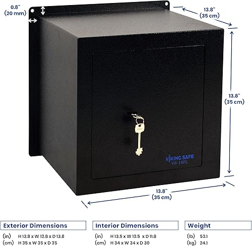 Miniatura 7 de Viking Security Safe VS-18FL - Caja fuerte mecánica de gran resistencia para suelo