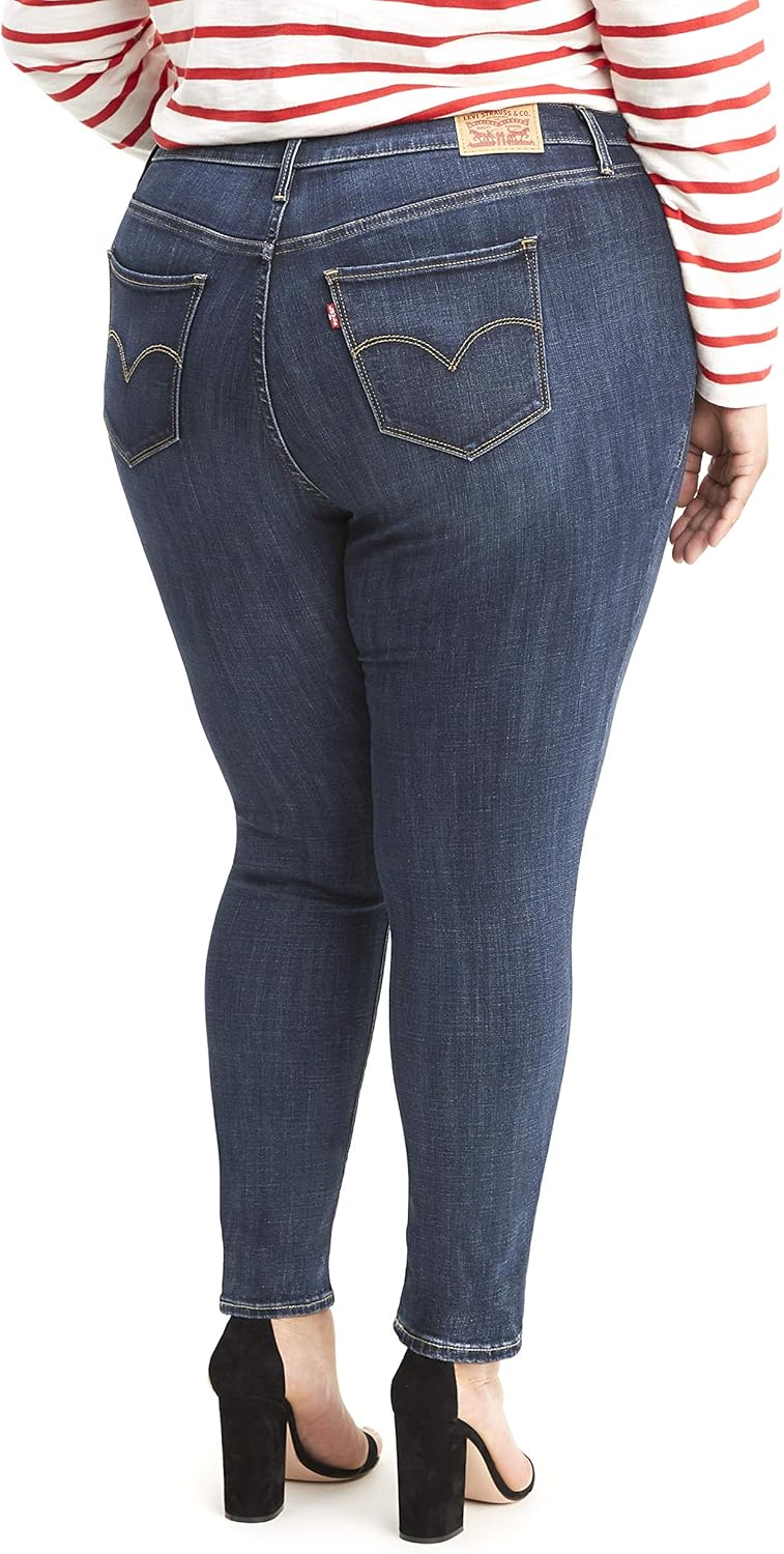 721 High Rise Skinny Jeans (Also Available in Plus) Plus Size 35 Regular Blue Story