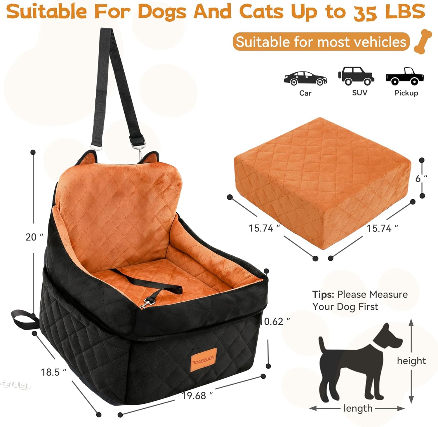 Top Pick: Dog Car Seat for Safe and Comfy Travel with Your Pup!