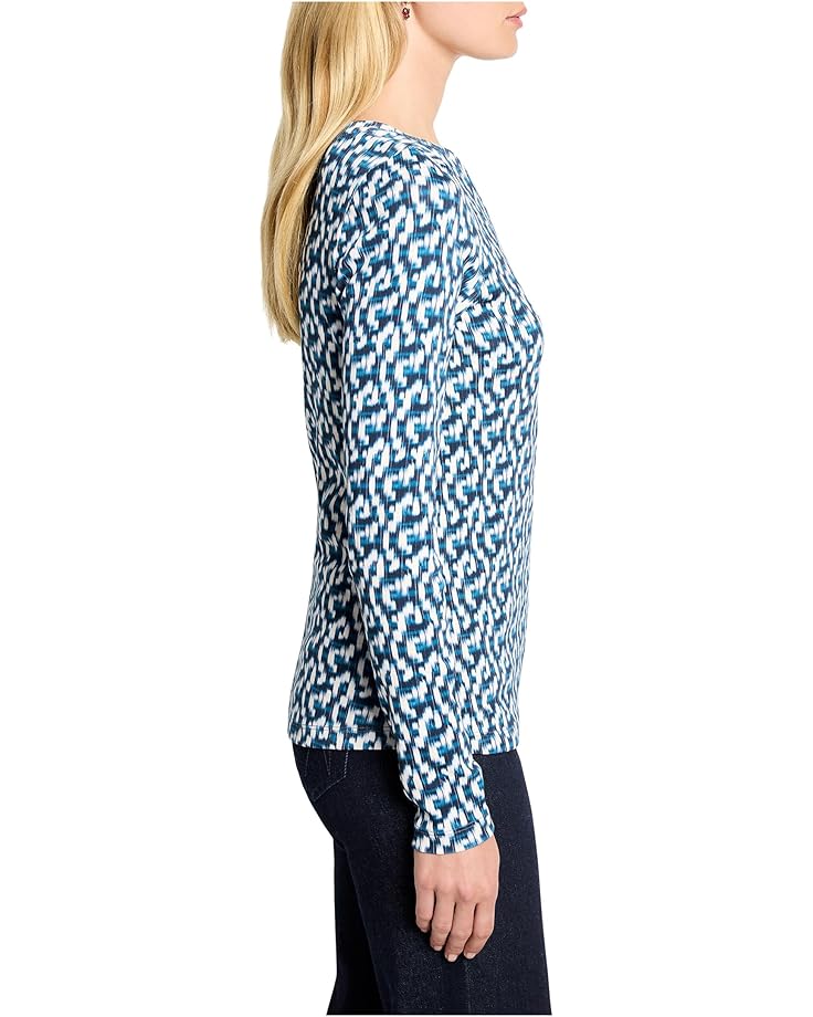 NIC+ZOE Petite Long Sleeve Printed Boat Tee - #2 of 3
