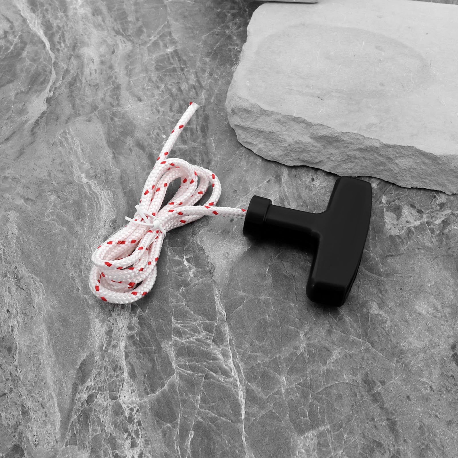 2 Piezas de Cordón de Liberación de Emergencia para Puerta de Garaje con Asa Longitud de Cuerda de 1 M Grosor de Cuerda de 4,5 Mm Carga