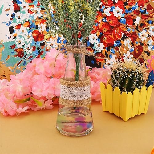 Miniatura 4 de DECORA 10 yardas de cinta de arpillera natural con lazo para moño 2 pulgadas de ancho