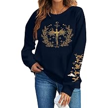 Book Sweatshirt Womens Funny Reading Shirt Book Lovers T-Shirts Casual Bookish 2 Sided Graphic Pullover Tops
