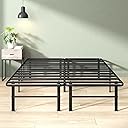 Zinus Rumi 14in Queen Metal Bed Frame, Quick Assembly SmartBase® Mattress Foundation, Heavy Duty Sturdy Steel with No Box Spring Needed, Eco-Friendly Packaging, Black