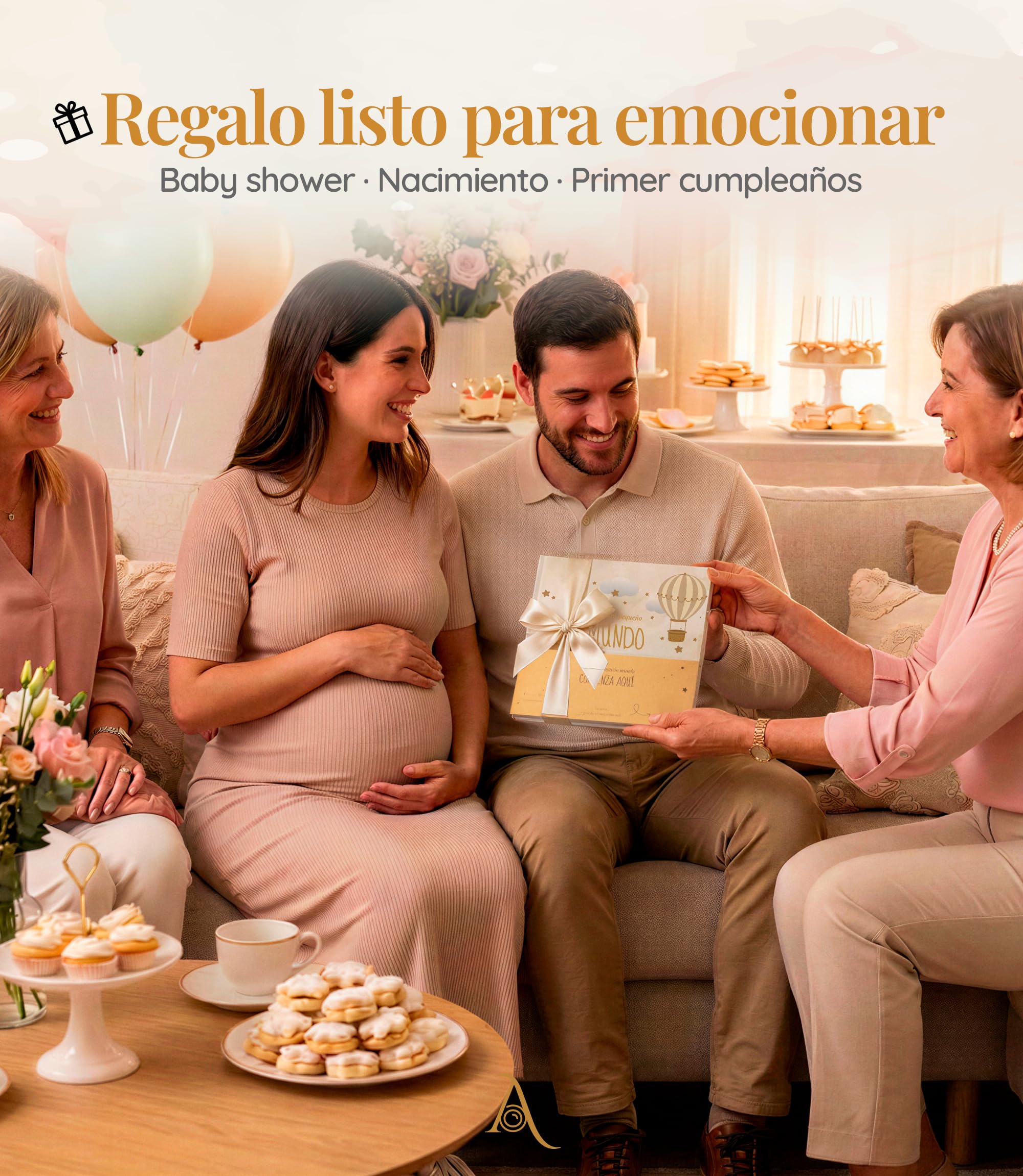 Libro Recuerdos Bebe – Album Fotos Bebe Mi Primer Año 0-12 Meses, Regalo Bebe Recien Nacido Niño y Niña Baby Shower Mama Primeriza Padres Primerizos 82 Paginas 120 Pegatinas 2 Sobres y Ecografia