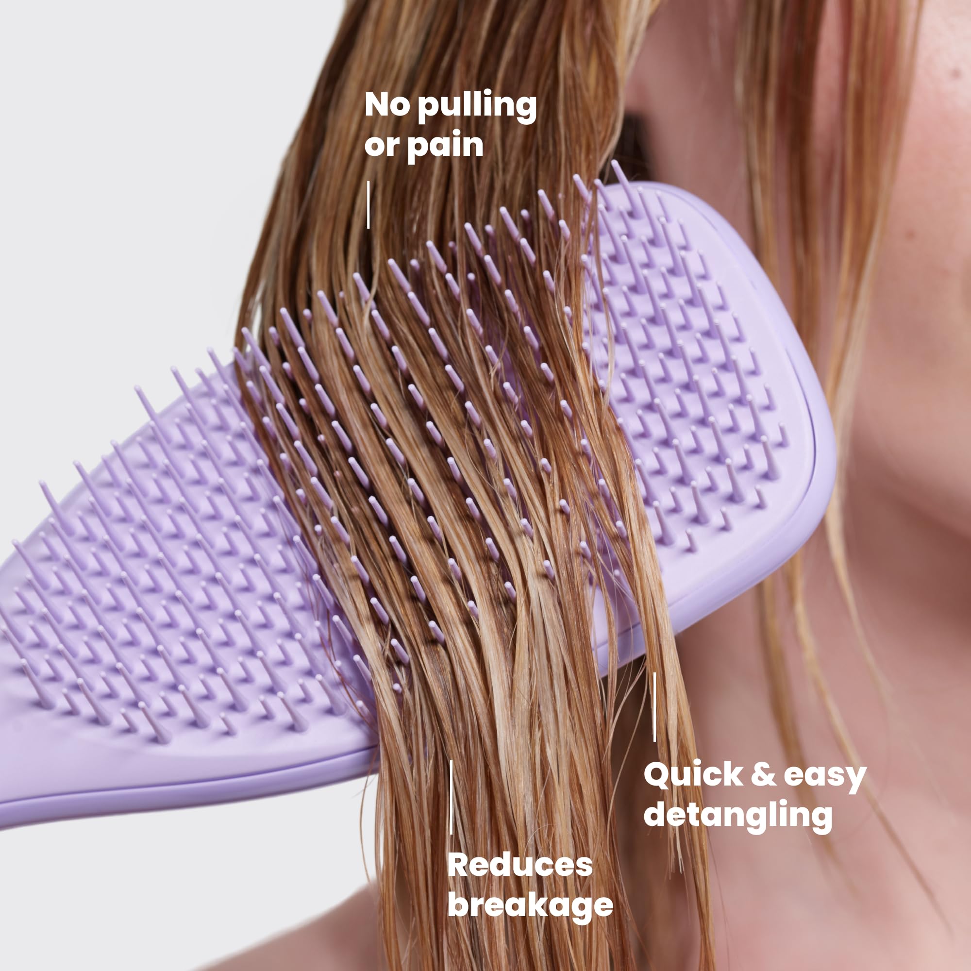 Tangle Teezer Die Entwirrungsbürste für feines und brüchiges Haar für nasses und trockenes Haar | Coloriertes, feines und brüchiges Haar | Hypnotisches Jaspisdesign