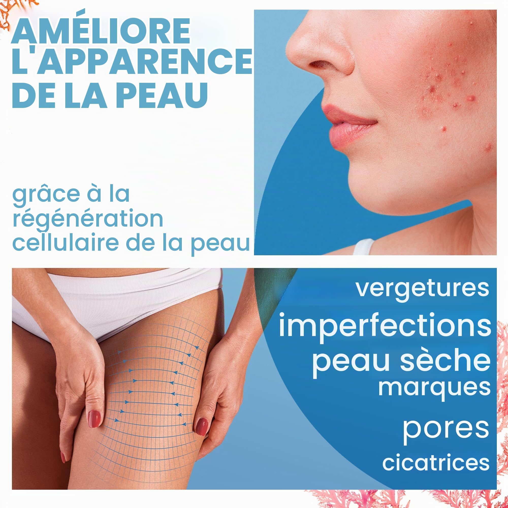 Gel Douche Perlé Extra Délicat au Collagène, Triple Action : Nettoyant Visage, Corps et Cheveux, Effet Raffermissant et Anti-Âge, Soin pour Peaux Atopiques, Sensibles et Sèches - 5000 ml