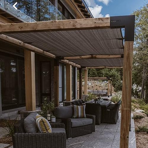 Miniatura 5 de winemana - Toldo para sombra del 70%, lona de malla duradera con ojales, con bordes sellados, red para jardín, cubrir plantas, invernadero, patios,