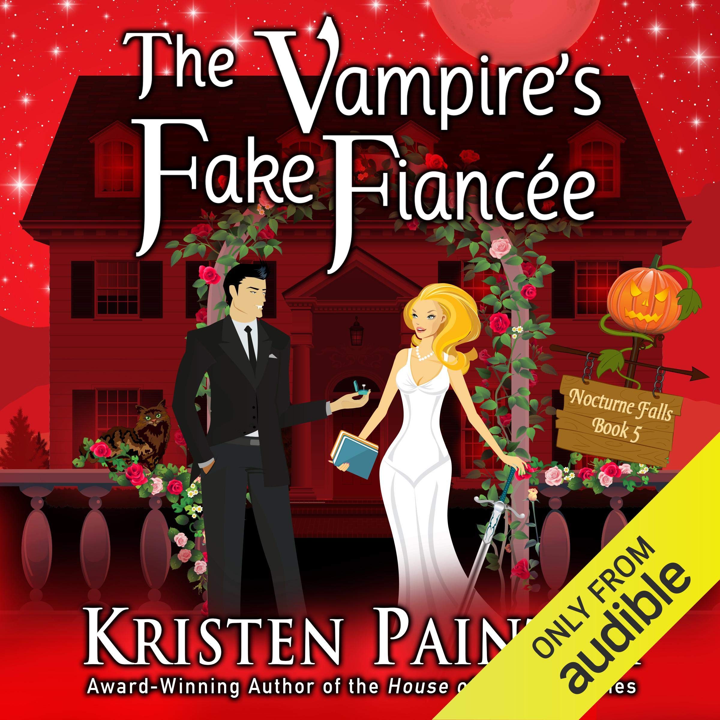 Cover art for The Vampire's Fake Fiancée