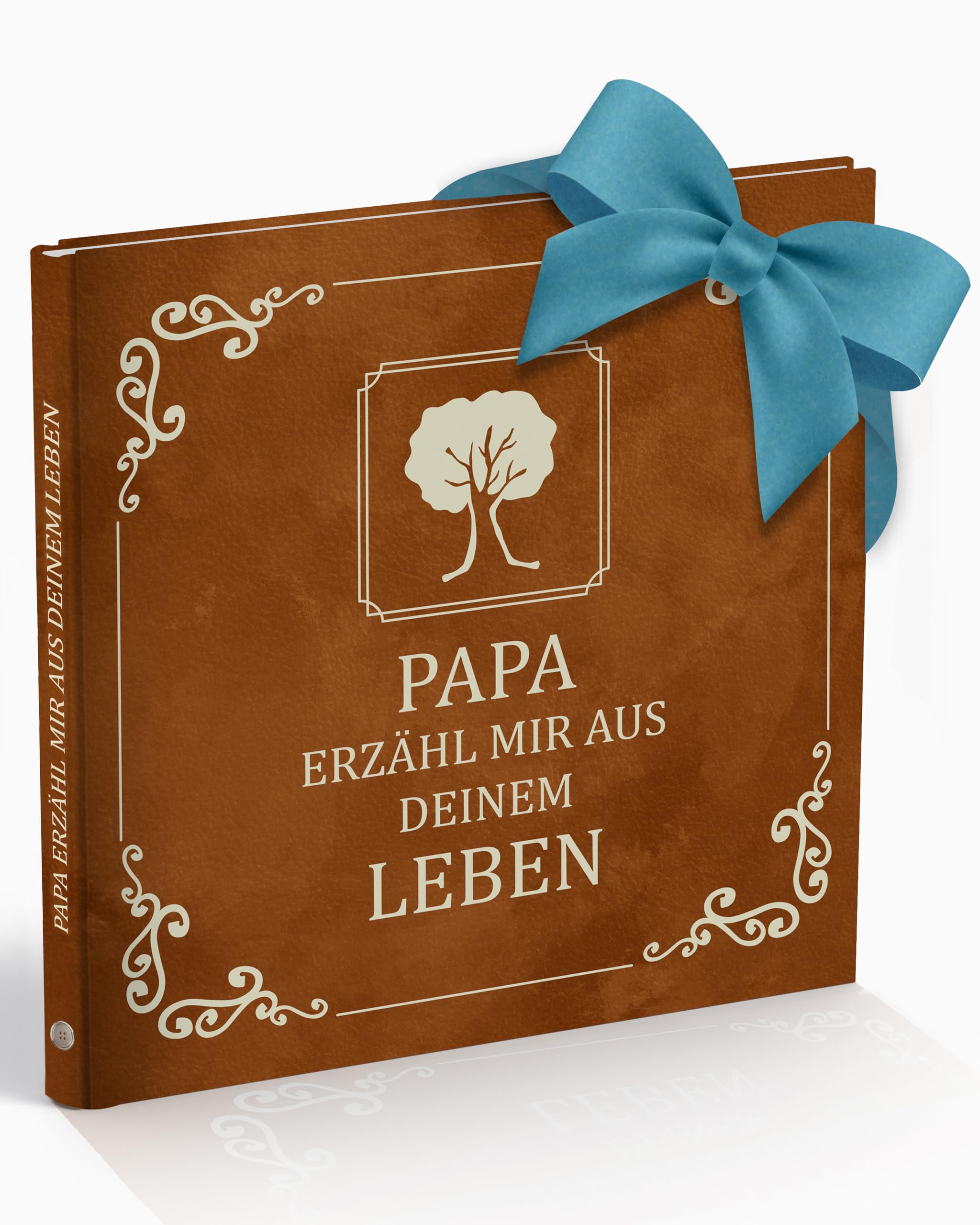 Papa erzähl mir von deinem Leben | Erinnerungsbuch zum Ausfüllen | Papa Geschenk Geburtstag | Familienbuch | Vatertagsgeschenk für Papa | Geschenk für Papa | Buch zum Vatertag