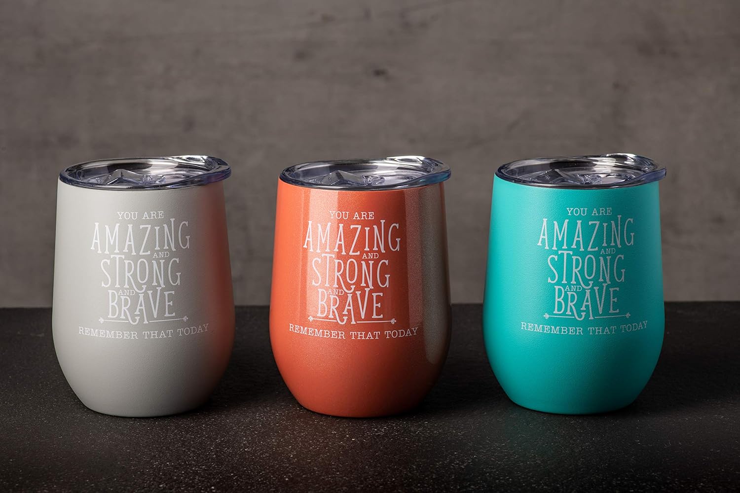 DIVERSEBEE Inspirational Thank You Gifts for Women, Mom, Girls, Wife, Girlfriend, Coworker, Nurses, Best Friend, Encouragement Birthday Wine Gifts for Her - Insulated Wine Tumbler Cup with Lid (Aqua) - Image 6