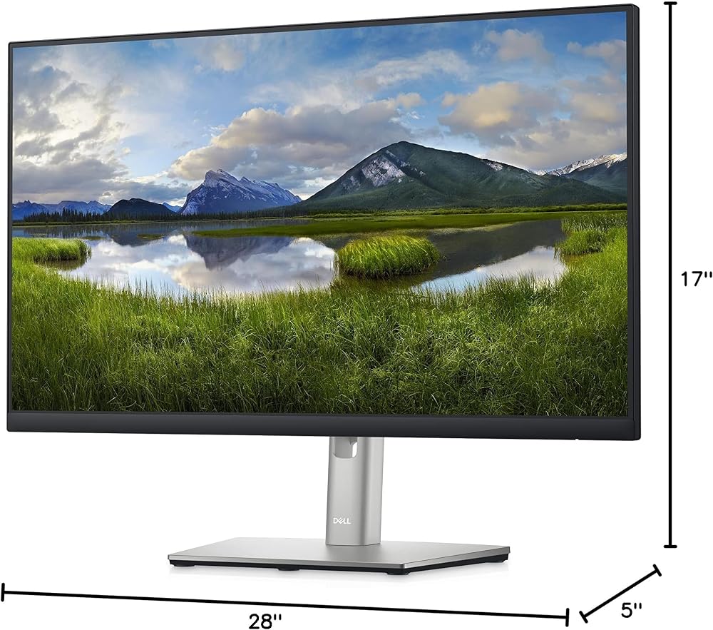 Dell 24 Monitor - P2422HE - Full HD 1080p, IPS Technology, USB-C Hub Monitor with Comfortview Plus,Black