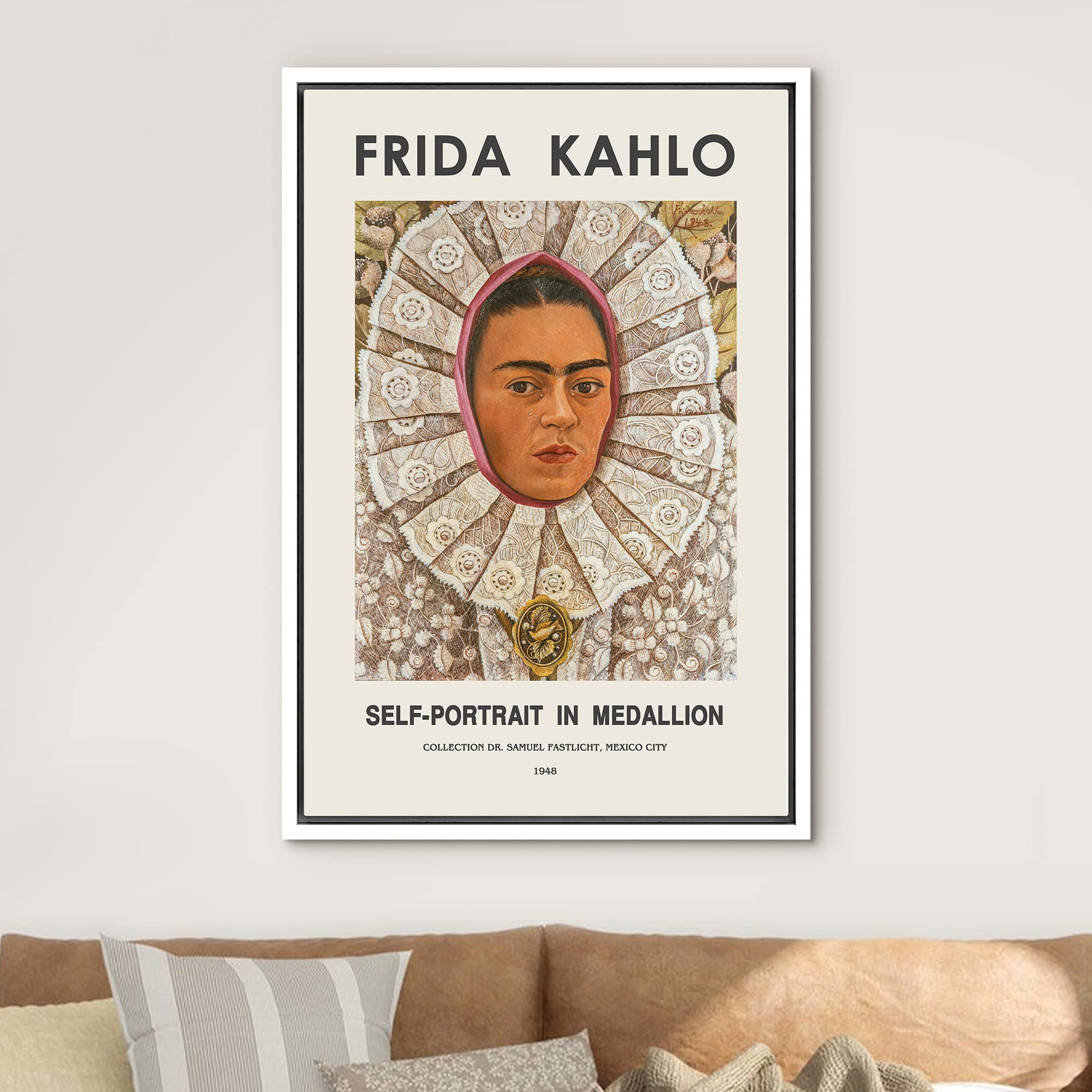 Amazon.com: IDEA4WALL Framed Canvas Print Wall Art Self-Portrait