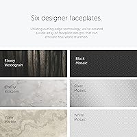 Vista 4 de Kimberly-Clark Professional ICON - Placa frontal dispensadora (58770), diseño de mosaico blanco, para dispensadores automáticos de toallas de papel