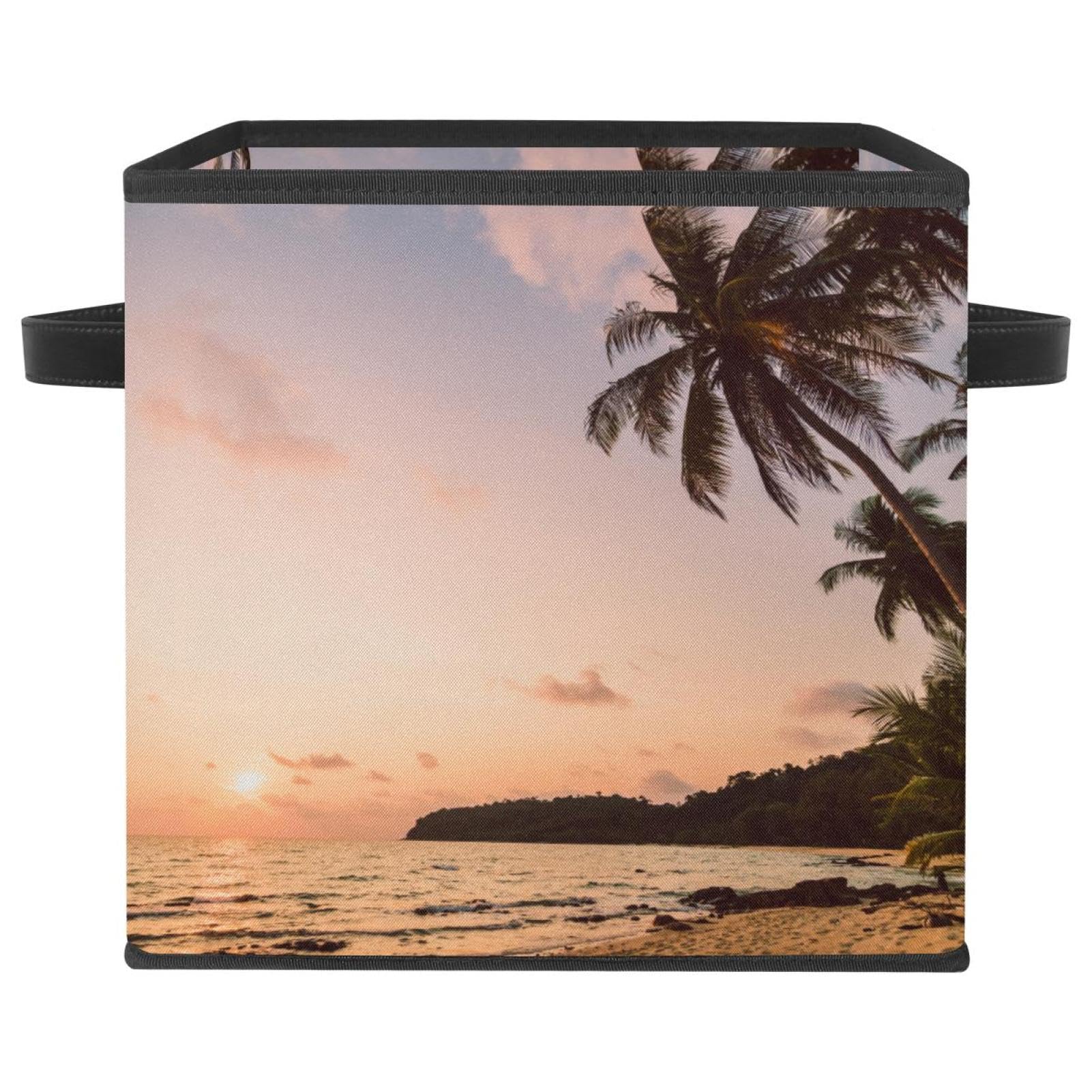 Boîte de rangement vêtements tissu plage pour un placard de chambre impeccable