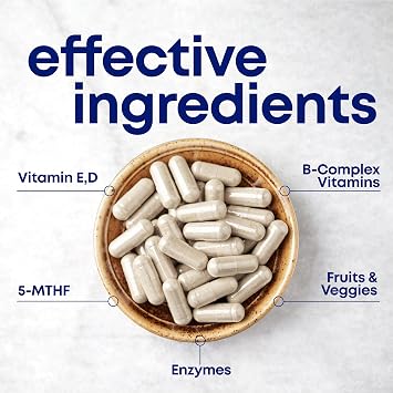 Her Own Post-Natal Vitamins - Boosts Hair Recovery, Milk Supply, Wellness B Vitamins, Postpartum Recovery Essentials, Daily Supplement for Breastfeeding Moms, Easy-to-Swallow, 60 Capsules