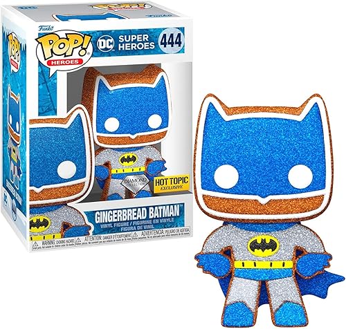 Funko Protector y caja exclusiva de Batman Diamond Pop Gingerbread