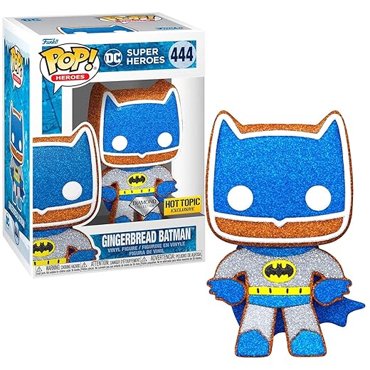 Funko Pop Gingerbread Batman Diamond Exclusive Protector And Box Include