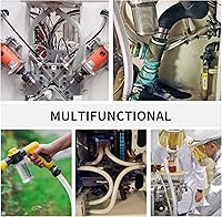 Vista 7 de Tubo de vinilo de plástico de manguera trenzada transparente de 5/8 pulgadas de diámetro interior x 7/8 pulgadas de diámetro exterior de 50 pies