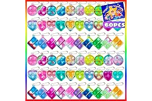 Pop Fidget Keychain: Sensory Fidget Toys for Kids and Adults