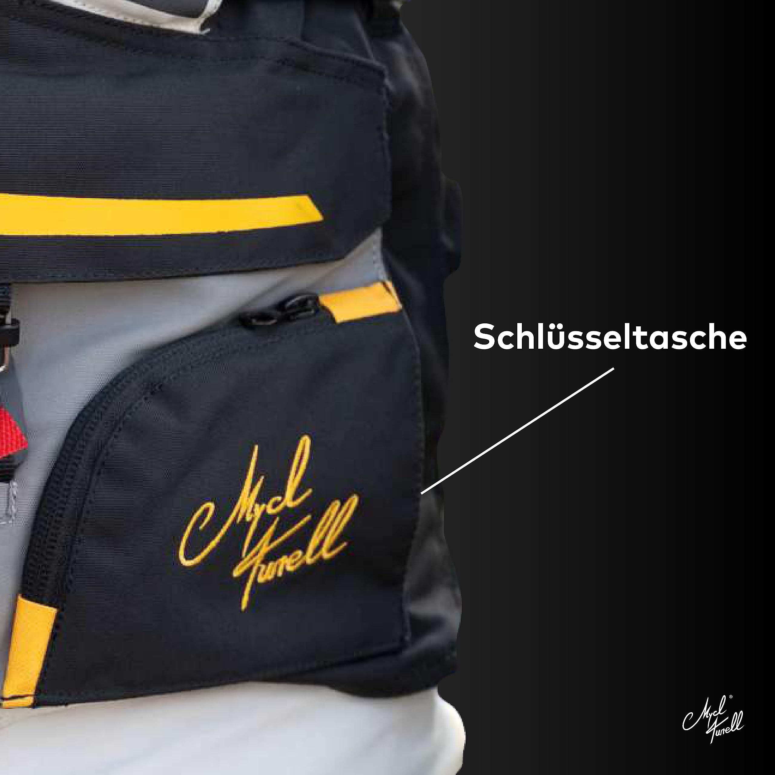 TransAlpin HighPro 2in1 Motorradjacke Herren mit Protektoren - All Season Motorrad Jacke - Fidlock Magnetverschluss - CE AA Sympatex wasserdicht - Sicher & Komfortabel