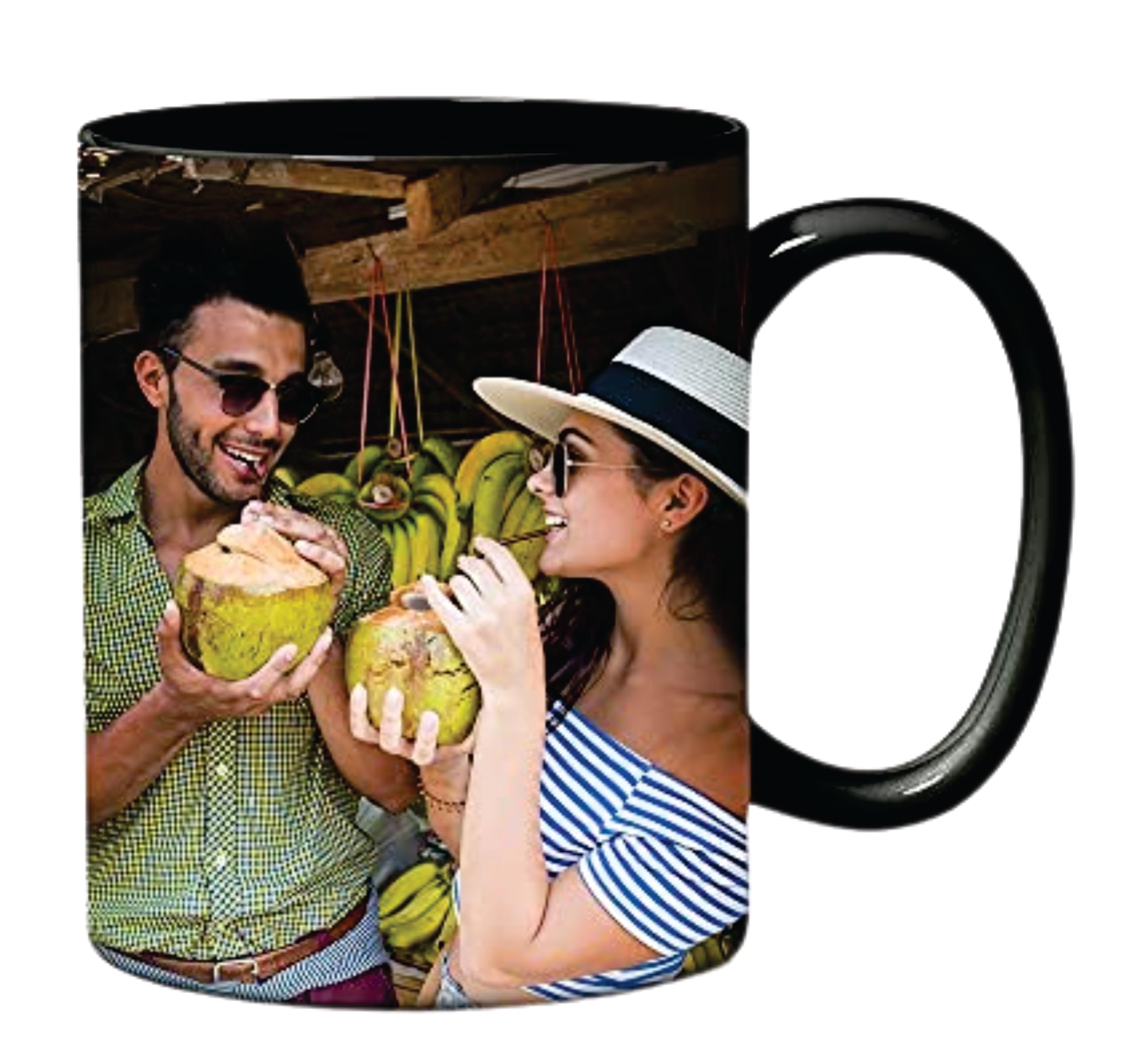 Personalized/Customized Photo Print Media Premium Ceramic Patch Coffee Mug (Black, White), 325 Milliliter - 325 Ml (B0981HPCSY) Amazon Price History, Amazon Price Tracker