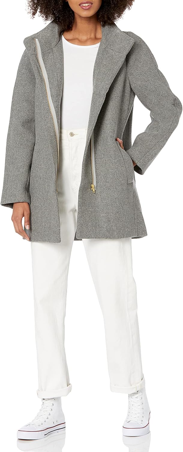 J.Crew Mercantile womens Classic-wool Cocoon Coat