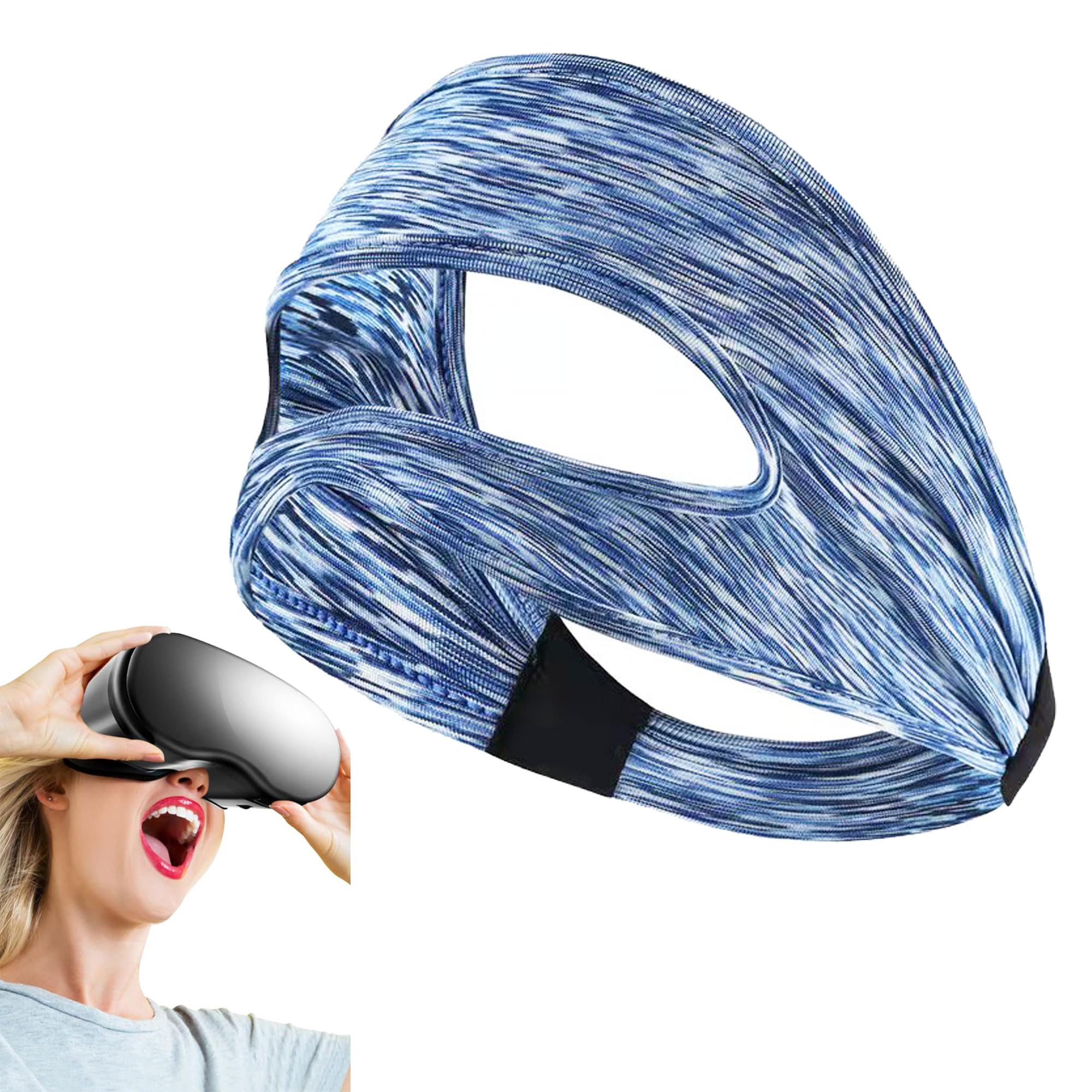 VR osłona maski na oczy do zestawu słuchawkowego PSVR2, VR Eye Mask VR, opaska przeciwpotna, osłona oczu VR, opaska przeciwpotna, regulowana, nadająca się do prania opaska na słuchawki Virtual