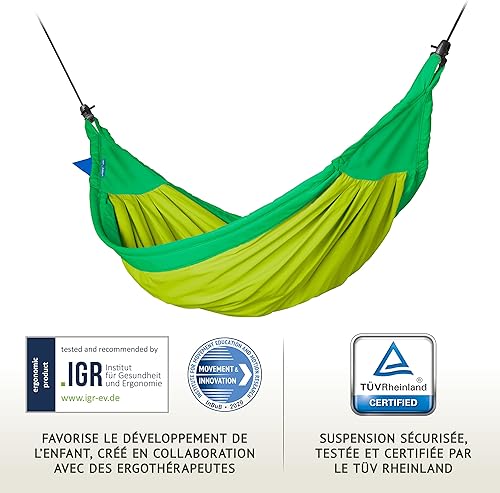 Miniatura 8 de LA SIESTA Moki Froggy - Hamaca infantil de algodón orgánico